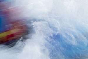 Abstract Whitewater Kayaking