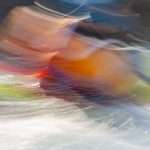 Abstract Whitewater Kayaking