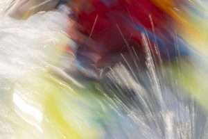 Abstract Whitewater Kayaking