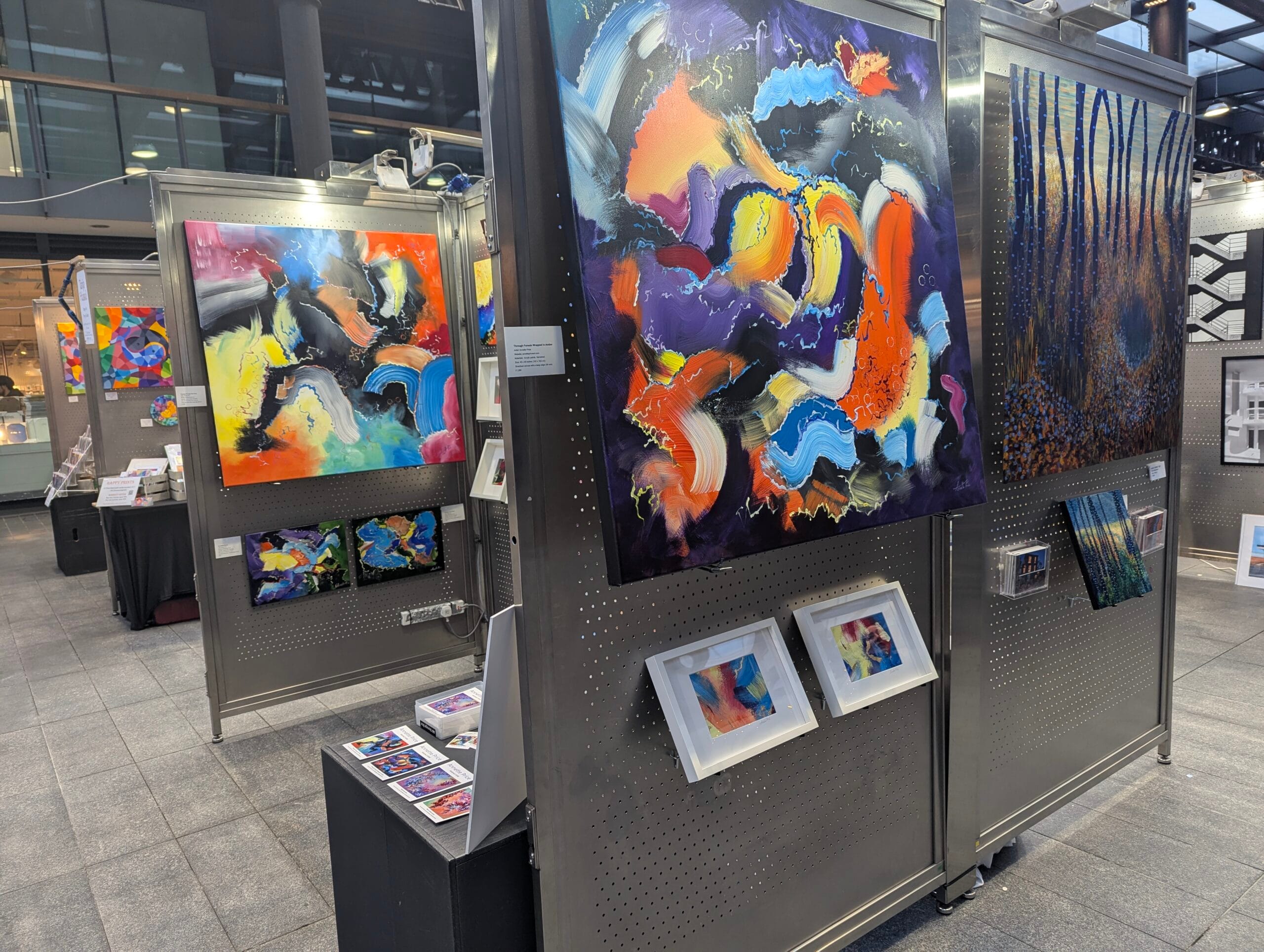 Paintings by Annette Price at Spitalfields Arts Market