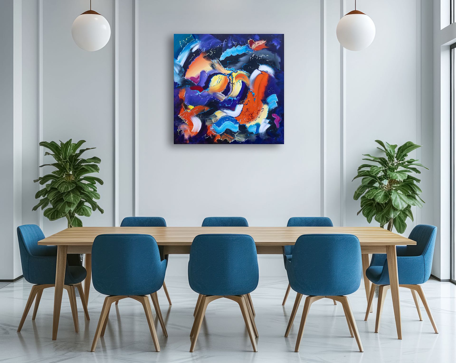 How Abstract Art Enriches Employee Wellbeing In The Workplace